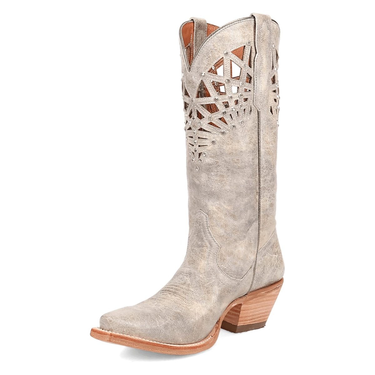 Dan Post Women's Miley Snip Toe Leather Boots - Gray DP7017 9 DP7017_6_M  - from alligatorwarehouse.com