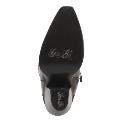 Dan Post Women's Seductress Snip Toe Leather Tall Boots - Chestnut 10 DP3285_6_M  - from alligatorwarehouse.com