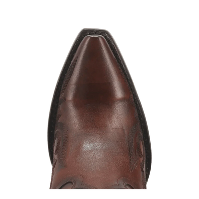 Dan Post Women's Seductress Snip Toe Leather Tall Boots - Chestnut 9 DP3285_6_M  - from alligatorwarehouse.com