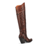 Dan Post Women's Seductress Snip Toe Leather Tall Boots - Chestnut 4 DP3285_6_M  - from alligatorwarehouse.com
