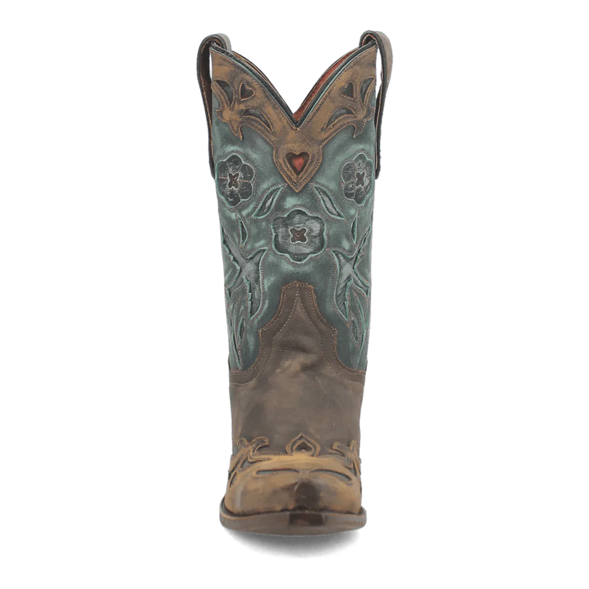 Dan Post Women's Vintage Bluebird Snip Toe Leather Boots - Chocolate 8 DP3544_6_M  - from alligatorwarehouse.com