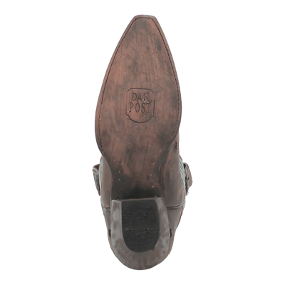 Dan Post Women's Vintage Bluebird Snip Toe Leather Boots - Chocolate 10 DP3544_6_M  - from alligatorwarehouse.com