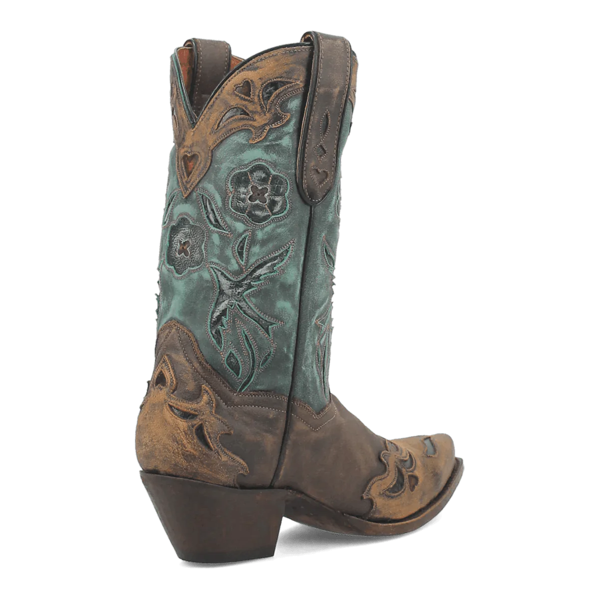 Dan Post Women's Vintage Bluebird Snip Toe Leather Boots - Chocolate 4 DP3544_6_M  - from alligatorwarehouse.com