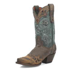 Dan Post Women's Vintage Bluebird Snip Toe Leather Boots - Chocolate