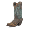 Dan Post Women's Vintage Bluebird Snip Toe Leather Boots - Chocolate 6 DP3544_6_M  - from alligatorwarehouse.com