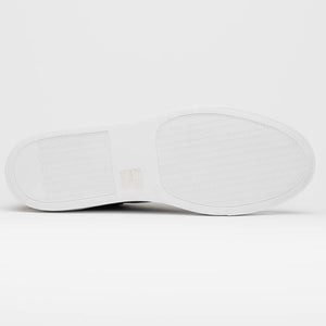 Zelli Diaz Rubberized Calfskin Sneaker in Olive Green