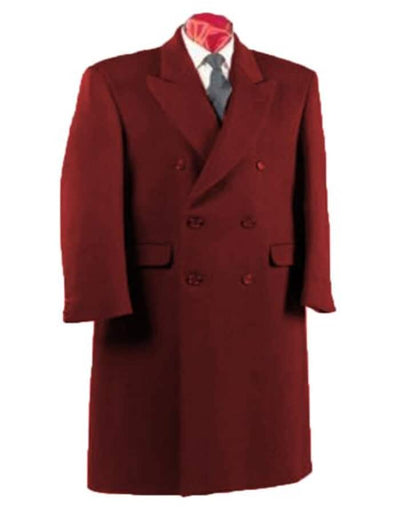Double Breasted Overcoat - Mens Long Overcoat - Wool Topcoat 2   - from alligatorwarehouse.com
