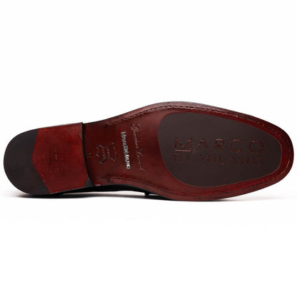 Marco Di Milano Enzo Lizard Bit Loafers Black