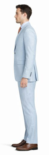 Enzo White, Khaki or Blue Linen Suits/ Free Shipping