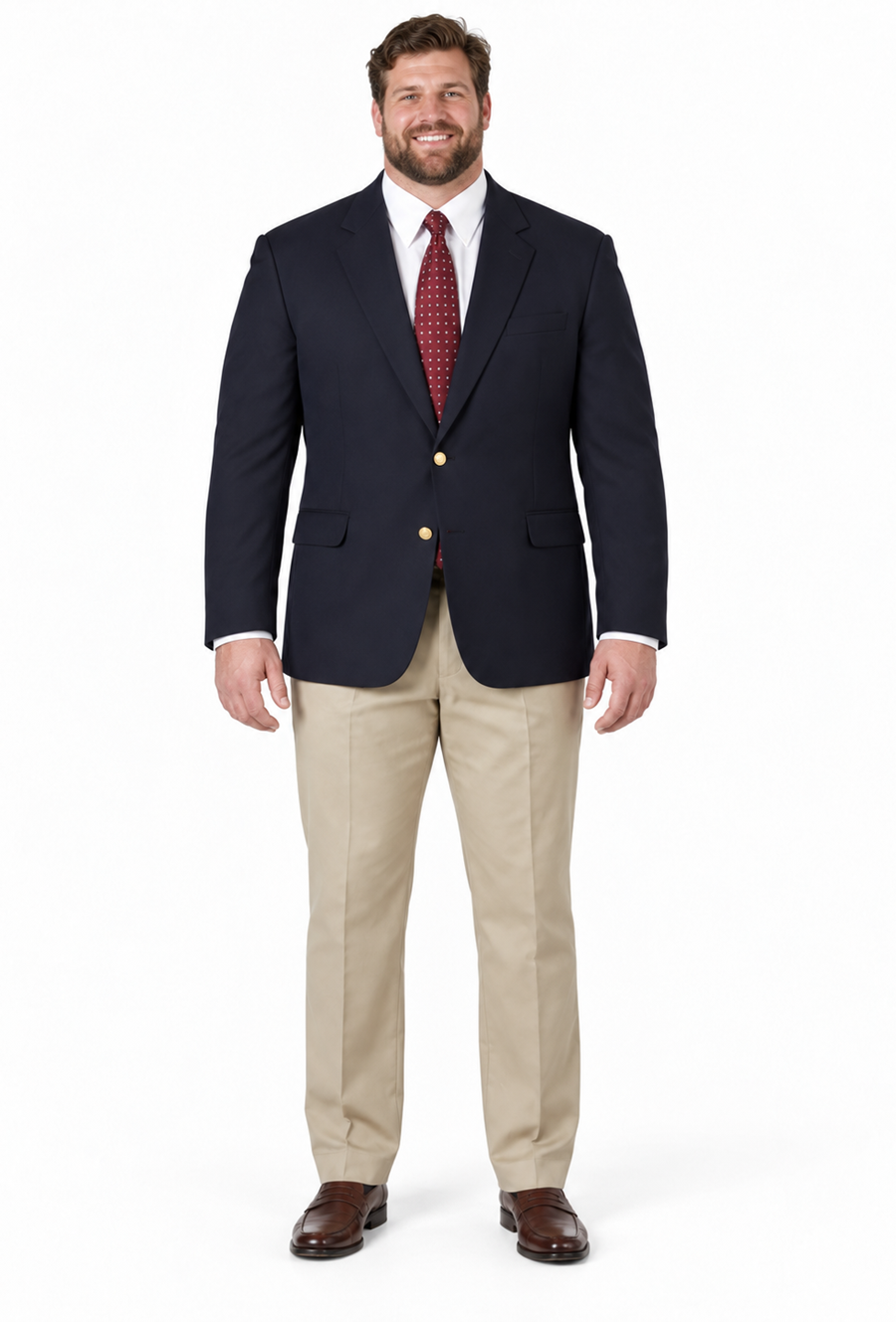 Executive Apparel Ultralux Men's Navy Blue Blazer Jacket