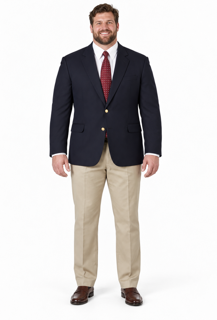 Executive Apparel Ultralux Men's Navy Blue Blazer Jacket