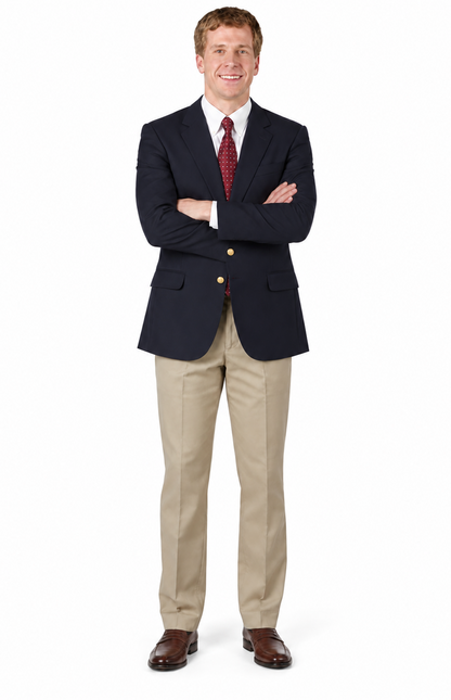 Executive Apparel Ultralux Men's Navy Blue Blazer Jacket