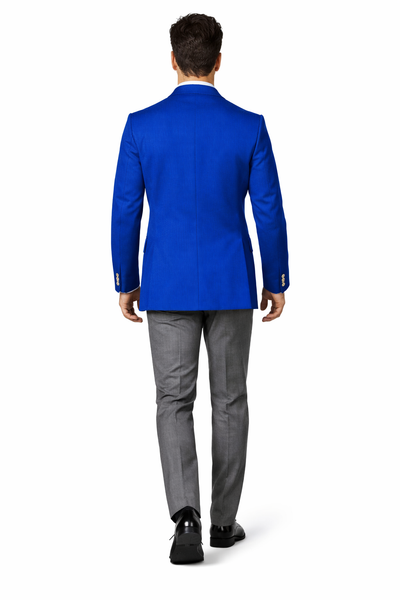 Executive Apparel Ultralux Men's Royal Blue Blazer Jacket