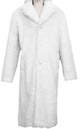 Faux Fur Coat - Men Full Length Overcoat in Black - Brown - White - Ivory - Gray For Winter