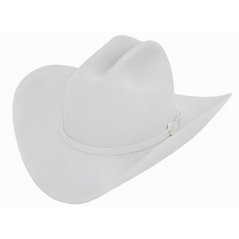 10x Larry Mahan Jerarca Fur Felt Cowboy Hat Platinum 1   - from alligatorwarehouse.com