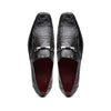 Marco Di Milano Fabro Black Caiman Bit Loafers 5 FABRO-TIN_CAIMAN_BLACK_8  - from alligatorwarehouse.com