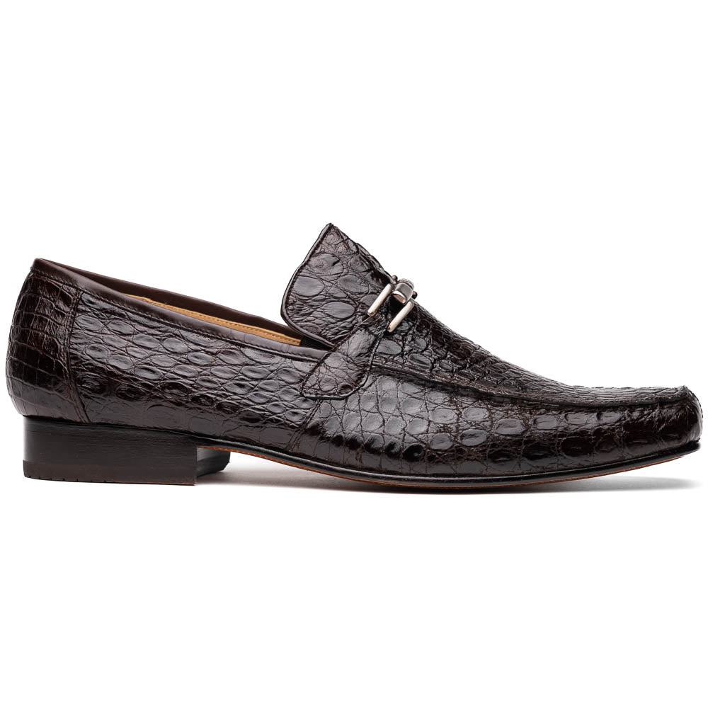 Marco Di Milano Fabro Caiman Bit Loafers Brown