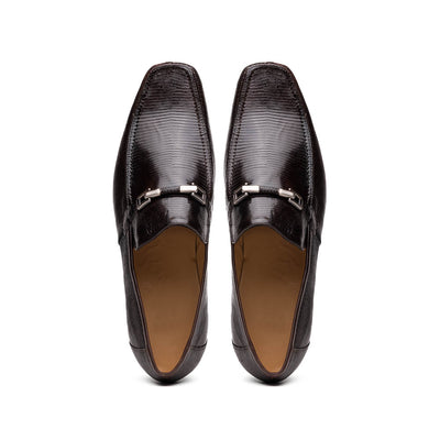 Marco Di Milano Fabro Brown Lizard Bit Loafers 5 FABRO-LIZ_LIZARD RING_BROWN_8  - from alligatorwarehouse.com