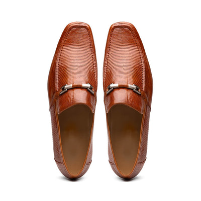 Marco Di Milano Fabro Cognac Lizard Bit Loafers 5 FABRO-LIZ_LIZARD RING_COGNAC_8  - from alligatorwarehouse.com
