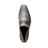 Marco Di Milano Fangio Serpentine Grey Ostrich Penny Loafer 5 FANGIO_OSTRICH LEG_SERPERTINE GREY_8  - from alligatorwarehouse.com