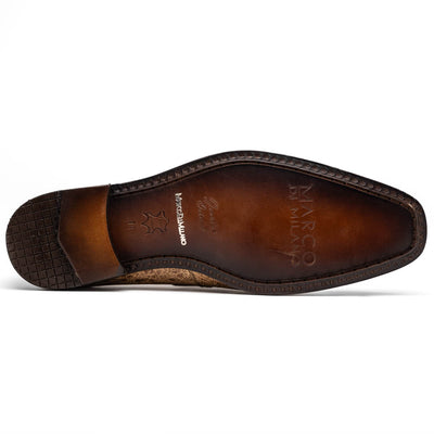 Marco Di Milano Fangio Rust Orix Ostrich Penny Loafer 5 FANGIO_OSTRICH-OSTRICH LEG_RUS ORIX_8  - from alligatorwarehouse.com