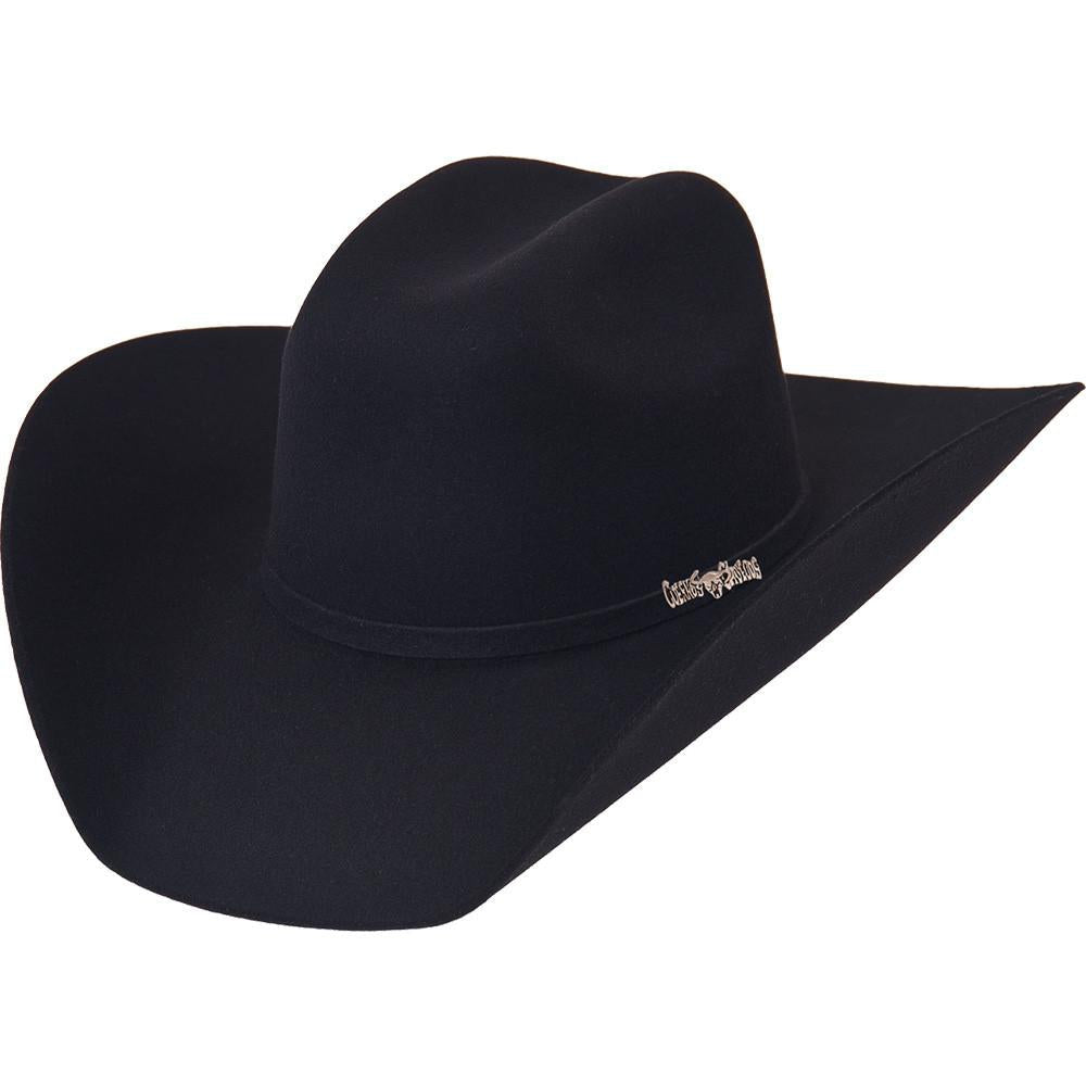 Cuernos Chuecos 6X Traditional Western Felt Hat 4 -1  - from alligatorwarehouse.com