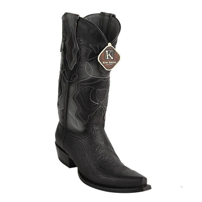 King Exotic Men's Shark Snip Toe Western Boots 1 -1  - from alligatorwarehouse.com