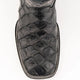 Ferrini Bronco Men's Print Pirarucu Fish Boots Handcrafted Black 4339304