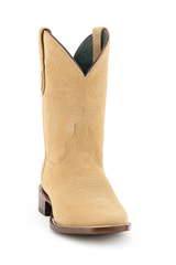 Ferrini Men's Roughrider Square Toe Boots Handcrafted - Taupe