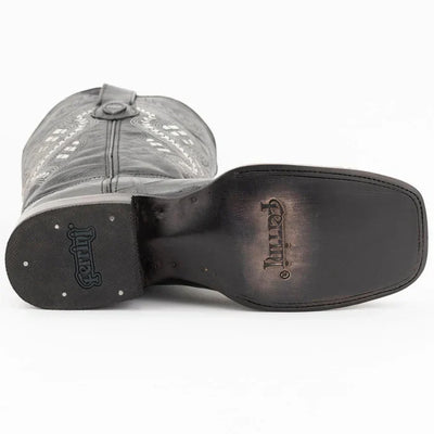 Ferrini Jesse Men's Print Alligator Boots Handcrafted Black 6   - from alligatorwarehouse.com