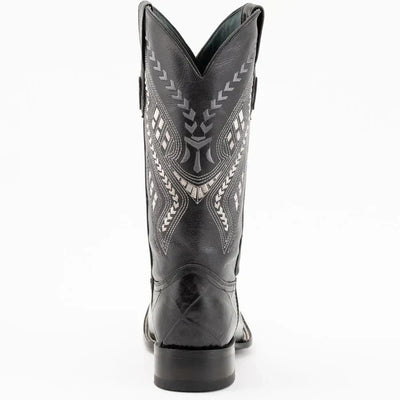 Ferrini Jesse Men's Print Alligator Boots Handcrafted Black 2   - from alligatorwarehouse.com