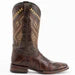 Ferrini Jesse Men's Print Alligator Boots Handcrafted Chocolate 4   - from alligatorwarehouse.com