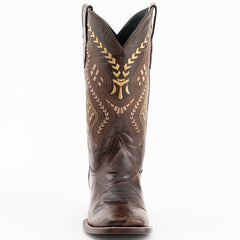 Ferrini Jesse Men's Print Alligator Boots Handcrafted Chocolate
