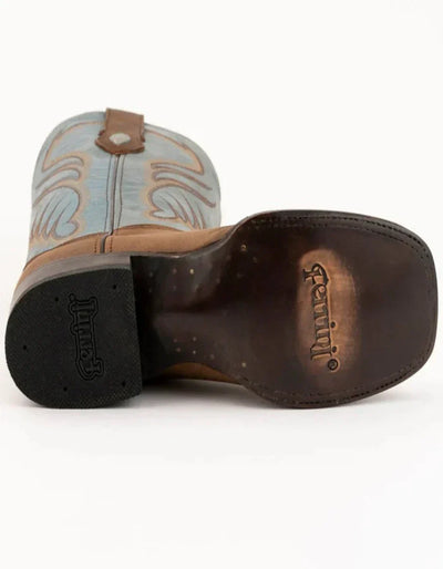 Ferrini Men's Hunter Square Toe Boots Handcrafted - Brown 3 11093-10-130-D  - from alligatorwarehouse.com