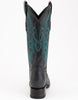 Ferrini Men's Blaze Leather Square Toe Boots Handcrafted - Black 4 13293-04-080-D  - from alligatorwarehouse.com