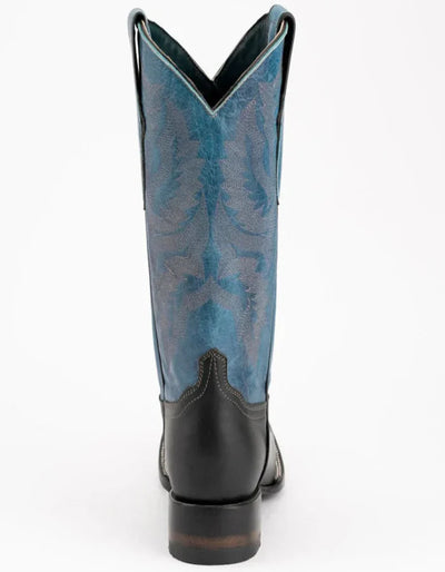 Ferrini Men's Gunner Leather Boots Handcrafted - Black 4 12193-04-080-D  - from alligatorwarehouse.com