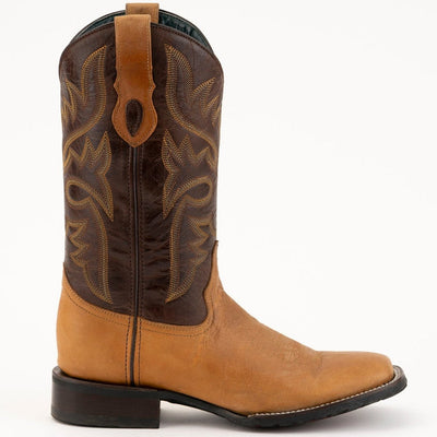 Ferrini Men's Kingston Rubber Sole Boots Handcrafted - Antique Saddle 2   - from alligatorwarehouse.com