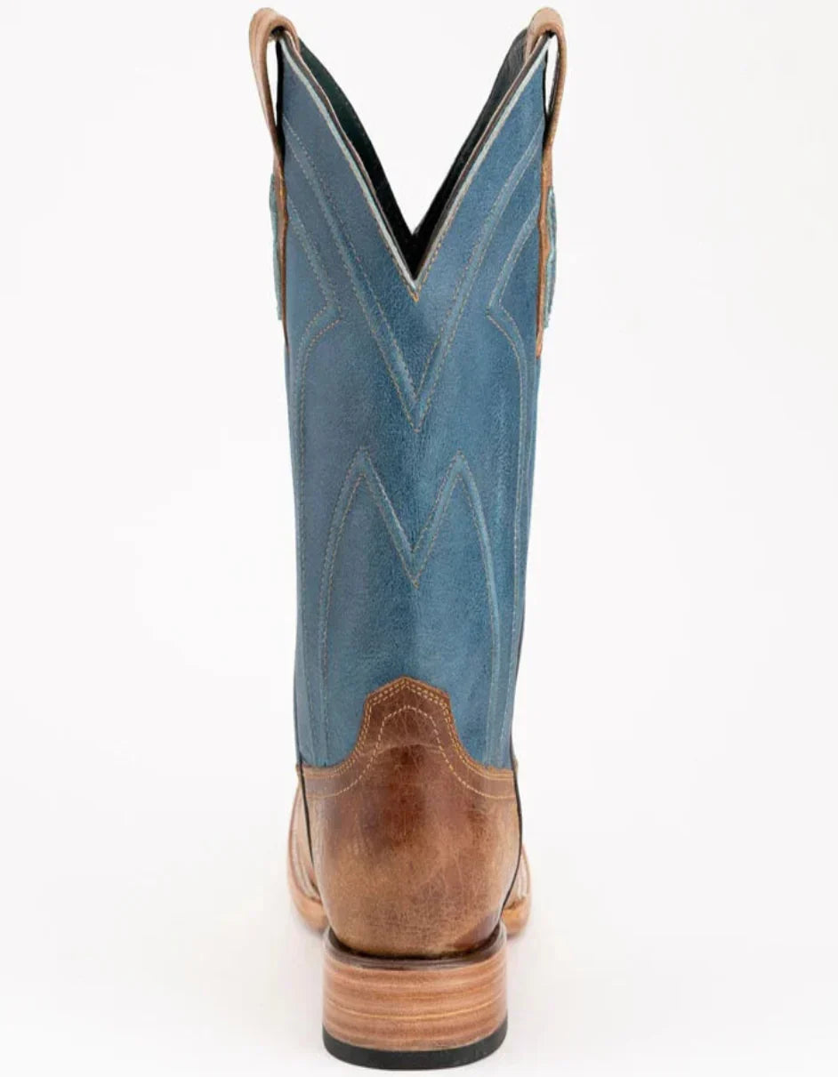 Ferrini Men's Maddox Leather Boots Handcrafted - Antique Saddle 4 12193-15-100-D  - from alligatorwarehouse.com
