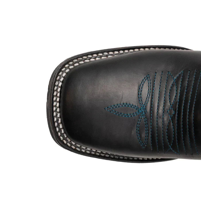 Ferrini Men's Maverick Leather Boots Handcrafted - Black 1509304 4 15093-04-080-D  - from alligatorwarehouse.com