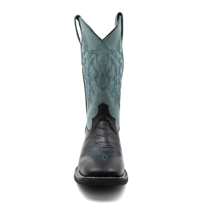 Ferrini Men's Maverick Leather Boots Handcrafted - Black 1509304 3 15093-04-080-D  - from alligatorwarehouse.com