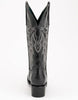 Ferrini Men's Remington Leather Round Toe Boots Handcrafted Black 3 12111-04-090-D  - from alligatorwarehouse.com
