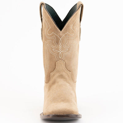 Ferrini Men's Roughrider Square Toe Boots Handcrafted - Taupe 5   - from alligatorwarehouse.com