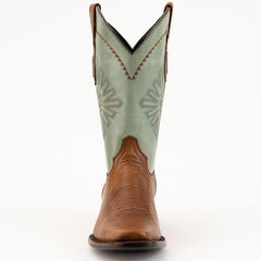 Ferrini Men's Santa Fe Leather Boots Handcrafted - Brandy