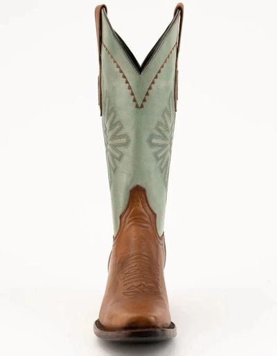 Ferrini Men's Santa Fe Leather Boots Handcrafted - Brandy 5 12871-55-090-D  - from alligatorwarehouse.com