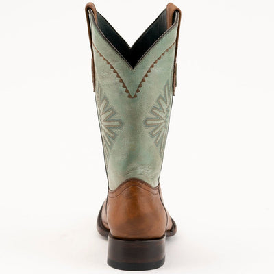 Ferrini Men's Santa Fe Leather Boots Handcrafted - Brandy 6   - from alligatorwarehouse.com