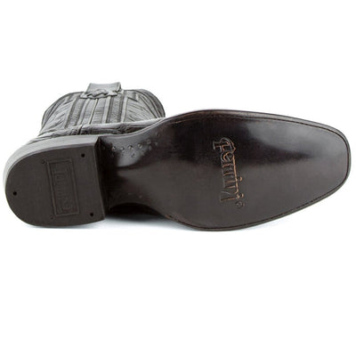 Ferrini Jesse Men's Print Alligator Boots Handcrafted Black 6   - from alligatorwarehouse.com