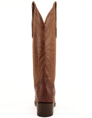 Ferrini Men's Stallion Alligator Belly Boots Narrow Square Toe Handcrafted Cognac