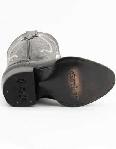 Ferrini Men's Taylor Lizard Round Toe Handcrafted - Black 1111104 6 11111-04-080-D  - from alligatorwarehouse.com