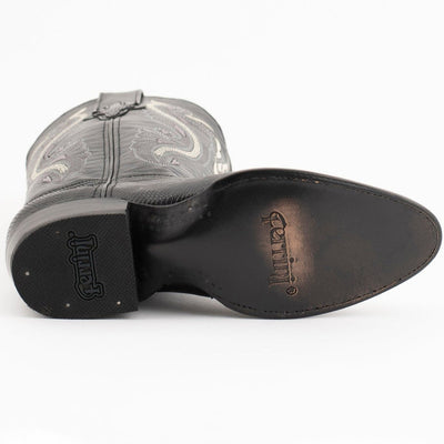 Ferrini Men's Taylor Lizard Round Toe Handcrafted - Chocolate 6   - from alligatorwarehouse.com