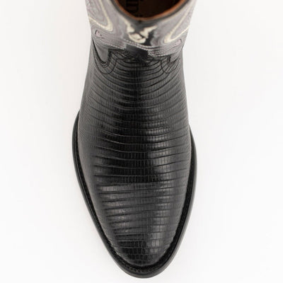 Ferrini Men's Taylor Lizard Round Toe Handcrafted - Chocolate 2   - from alligatorwarehouse.com